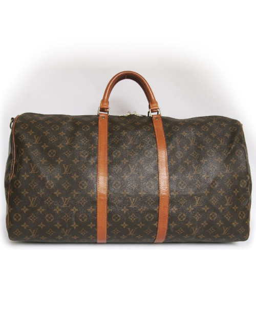 Sac keepall 60 LOUIS VUITTON toile monogram avec bandoulière