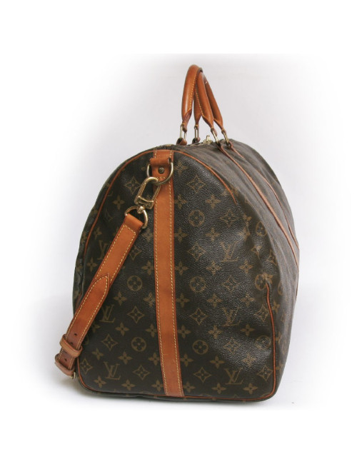 Sac keepall 60 LOUIS VUITTON toile monogram avec bandoulière