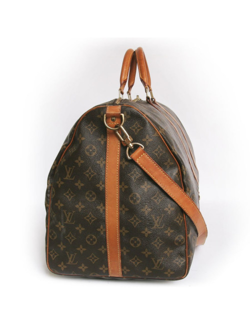 Sac keepall 60 LOUIS VUITTON toile monogram avec bandoulière