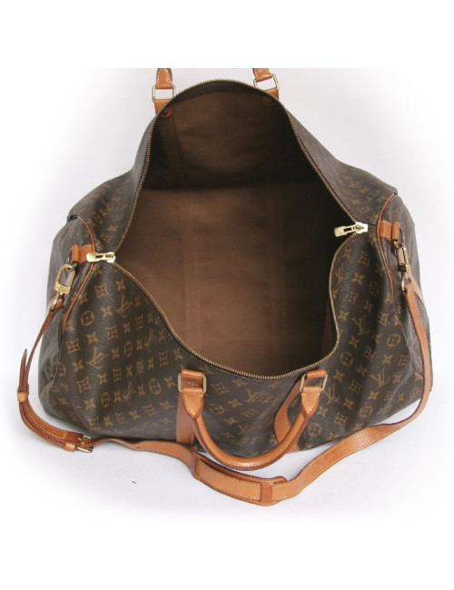 Sac keepall 60 LOUIS VUITTON toile monogram avec bandoulière