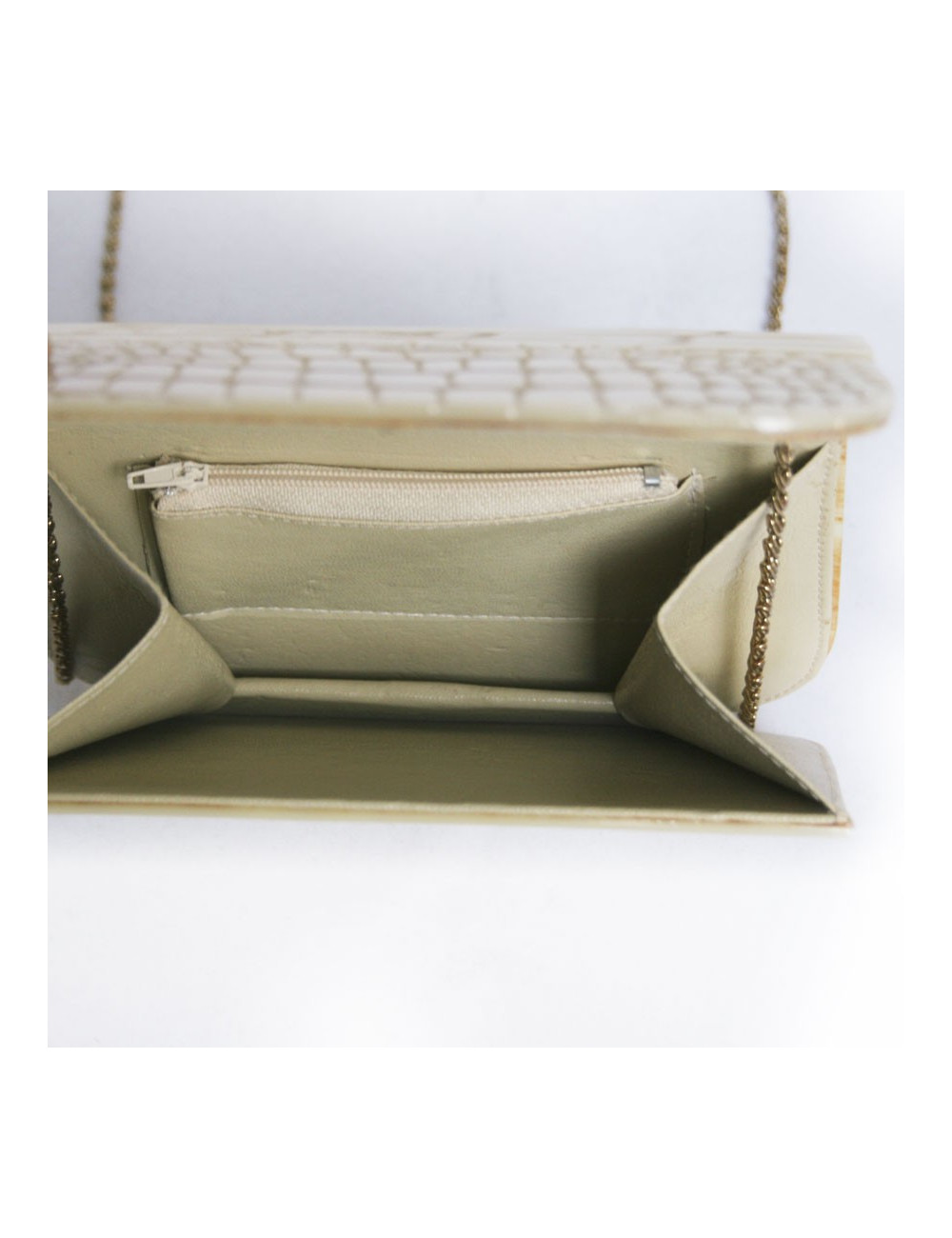 Sac du soir anonyme façon nacre