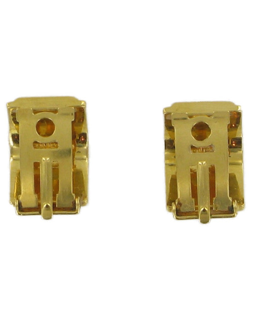 HERMES enamel ear clips