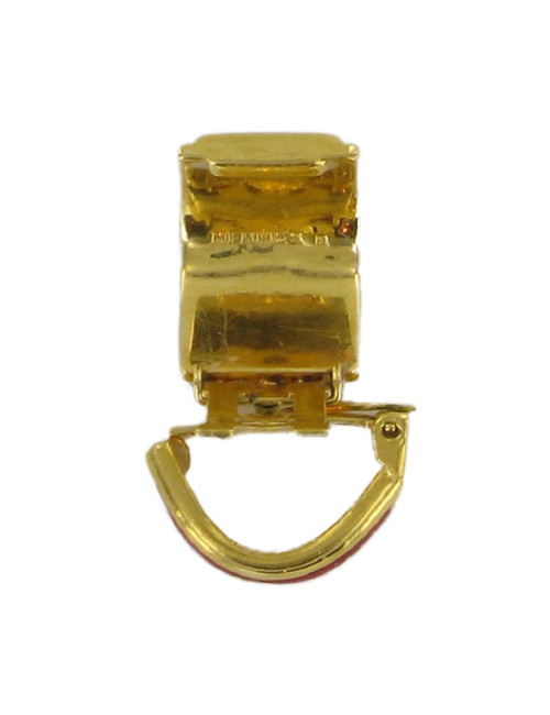 Clips d'oreilles émaillés HERMES