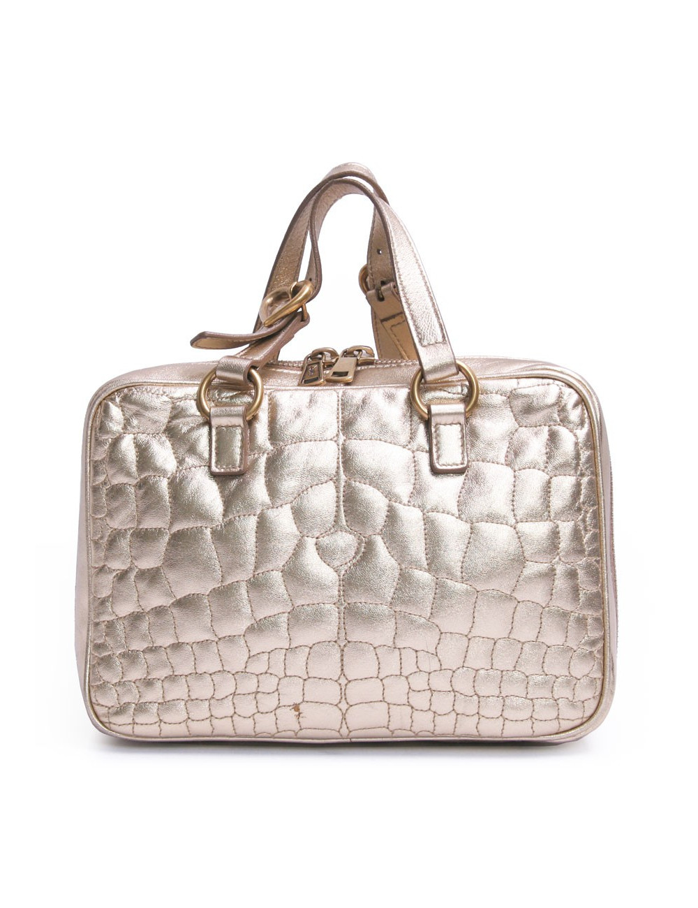 Mini sac YVES SAINT LAURENT cuir doré