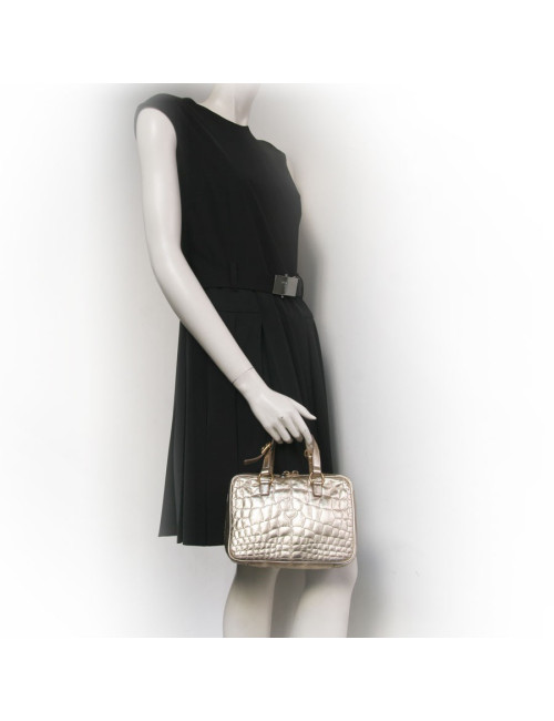 Mini sac YVES SAINT LAURENT cuir doré