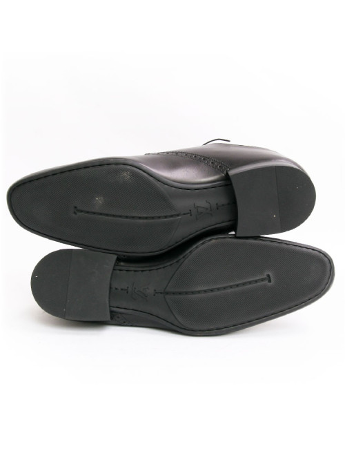 Chaussures "Michigan derby" LOUIS VUITTON en cuir noir T43