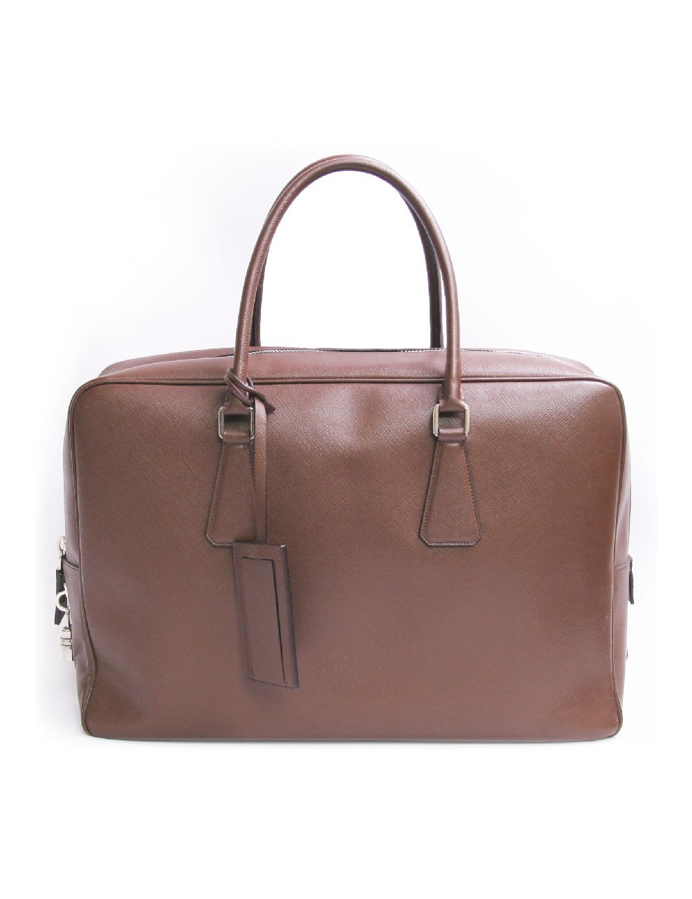 Sac Prada en toile marron