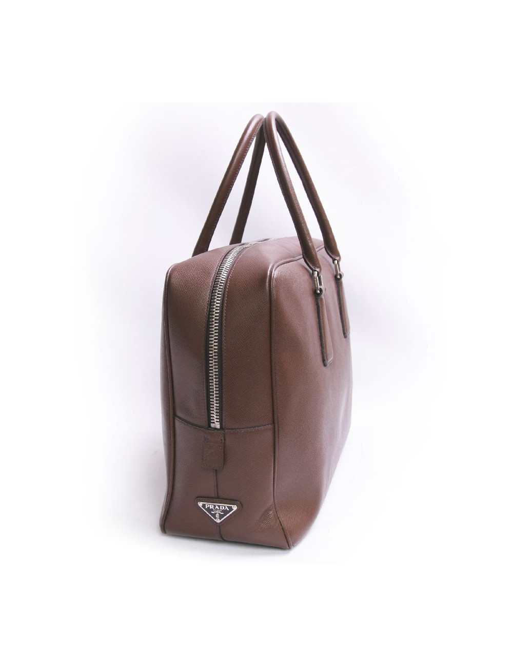 Sac Prada en toile marron