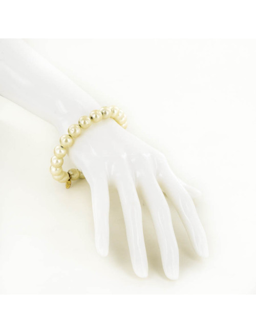 Bracelet  CHANEL en perles nacrées baroques vintage
