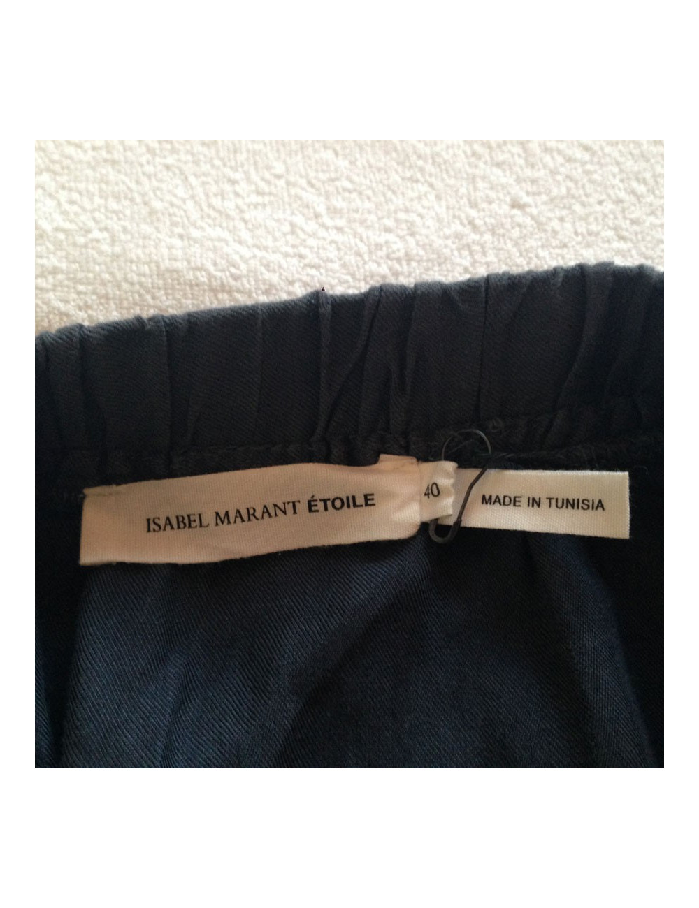 Robe portefeuille Isabel Marant en lin gris, T40