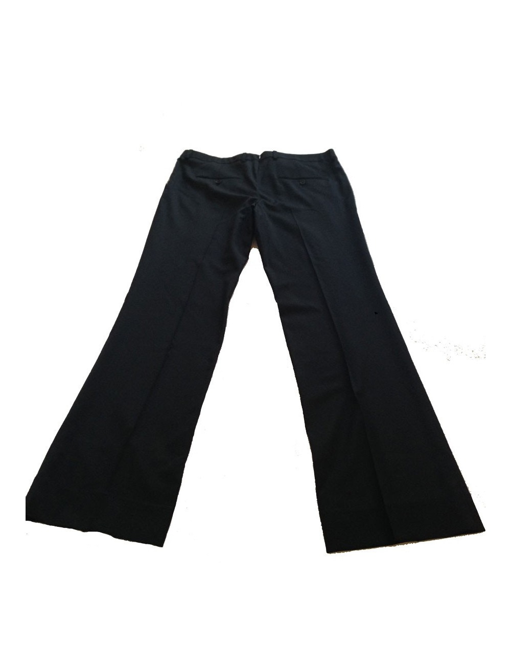 Pantalon droit Golden Goose en laine, noir, Taille L