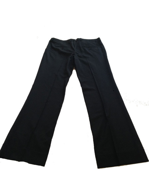 Pantalon droit Golden Goose en laine, noir, Taille L