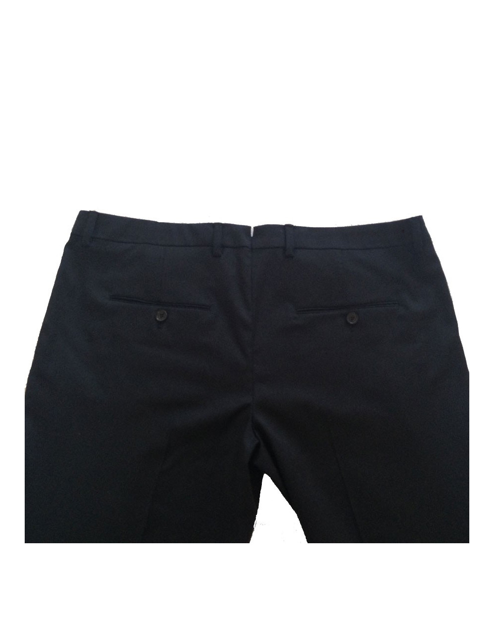 Pantalon droit Golden Goose en laine, noir, Taille L