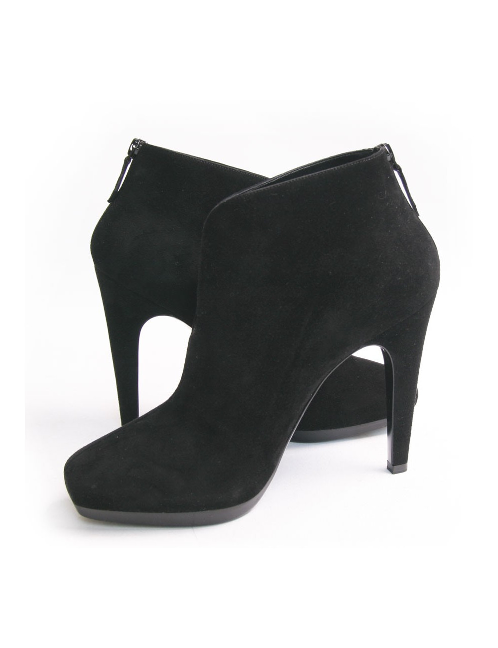 Boots HERMES T 39 daim noir