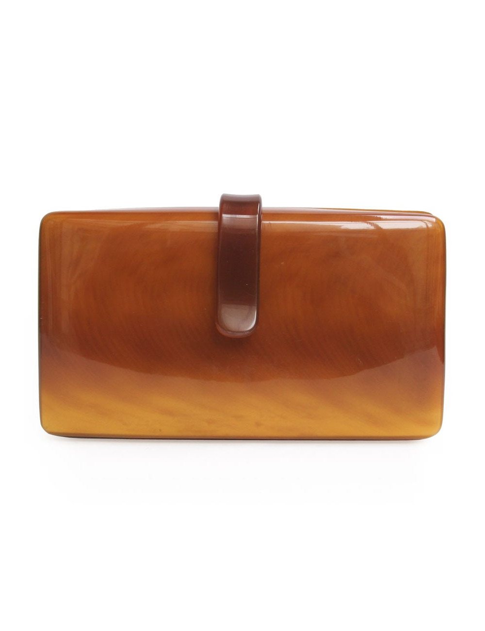 Pochette minaudière CESARE PICCINI façon écaille vintage