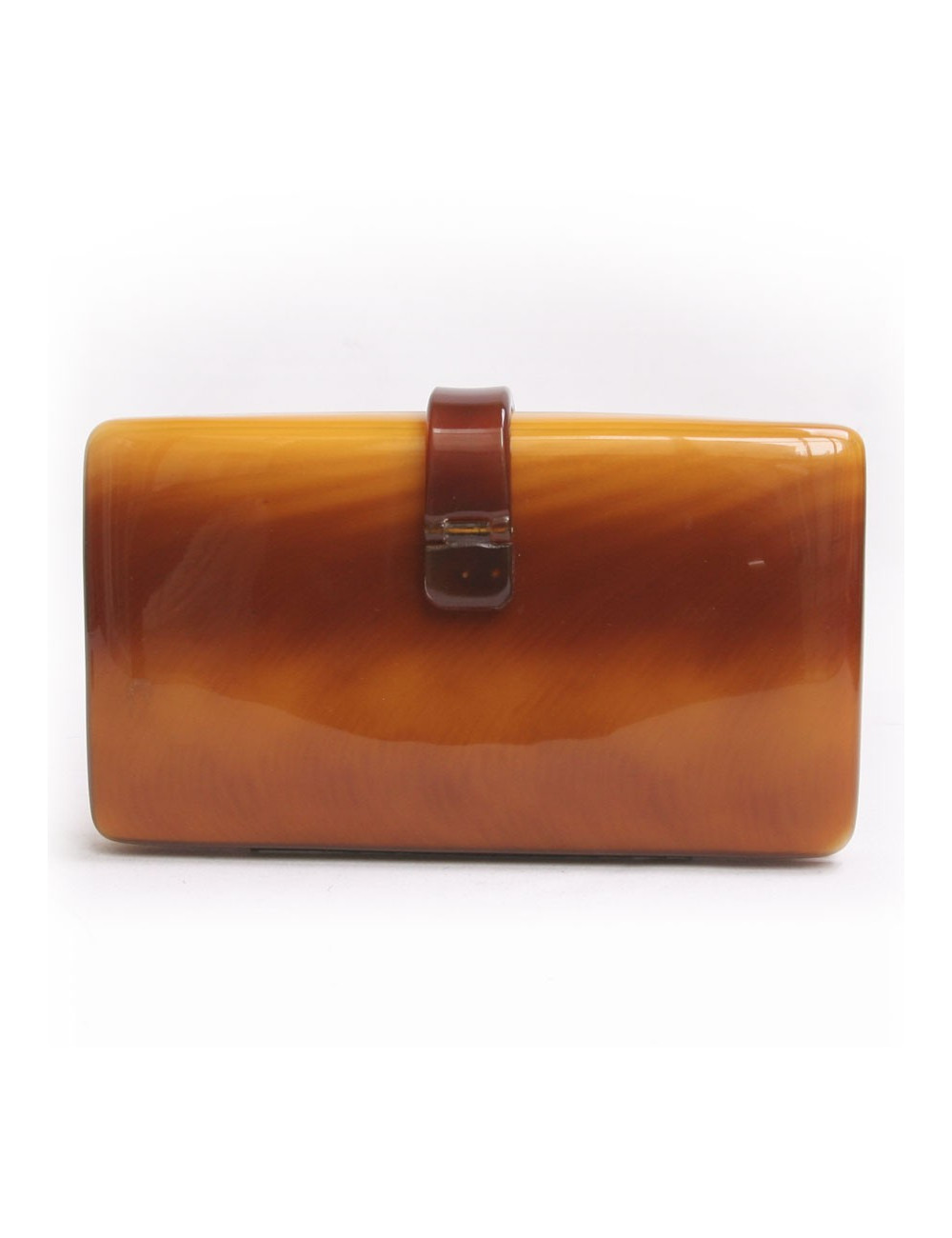 Pochette minaudière CESARE PICCINI façon écaille vintage