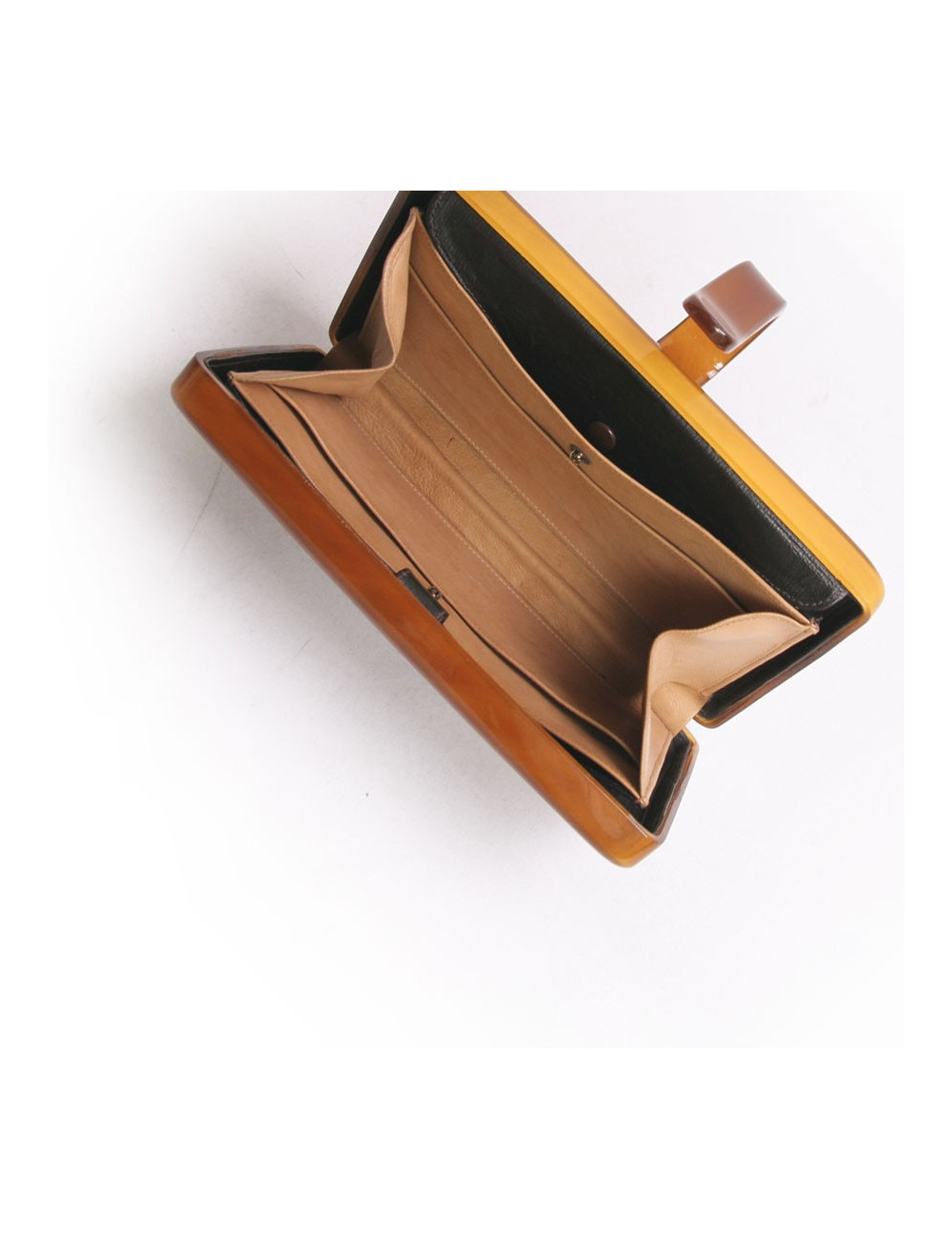 Pochette minaudière CESARE PICCINI façon écaille vintage