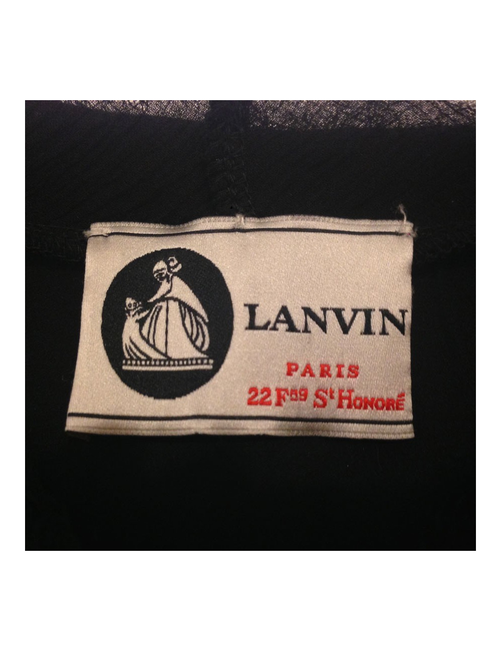 Robe LANVIN noire