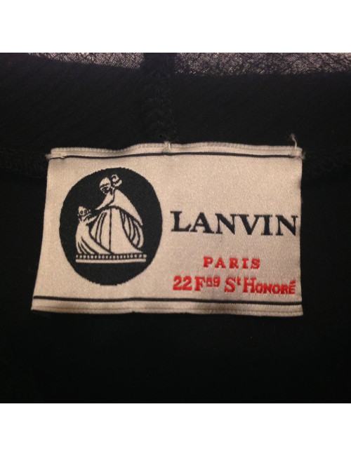Robe LANVIN noire Taille M