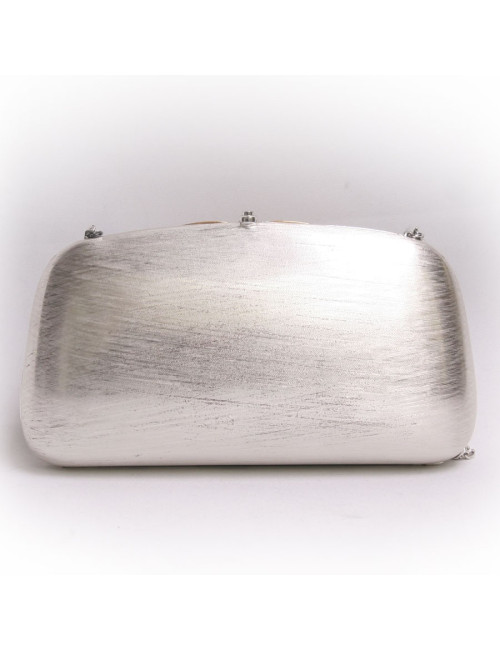 sac minaudière RODO  argentée et dorée