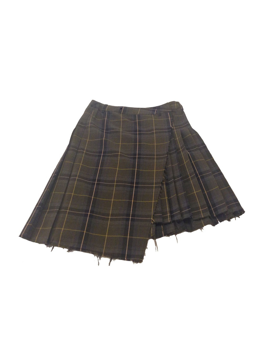 Jupe kilt Paul Smith kaki en laine, taille 40it