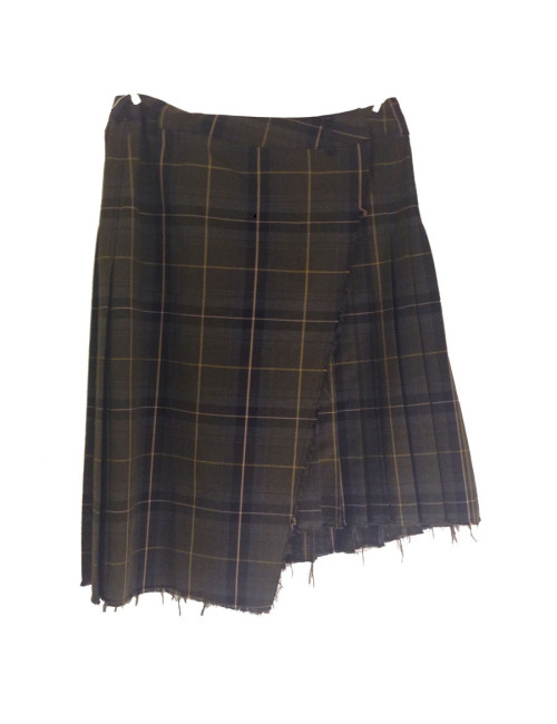 Jupe kilt Paul Smith kaki en laine, taille 40it
