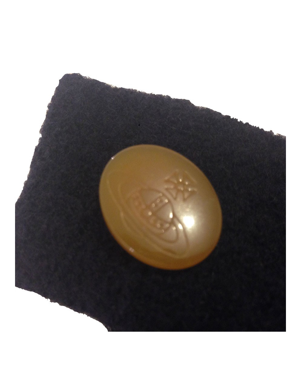 Tailleur jupe Vivienne Westwood en laine bouclée bleue marine