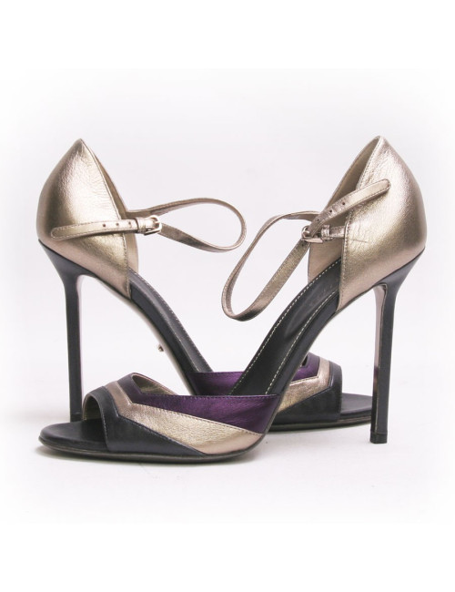 Sandales hautes SERGIO ROSSI T 39 multicolores