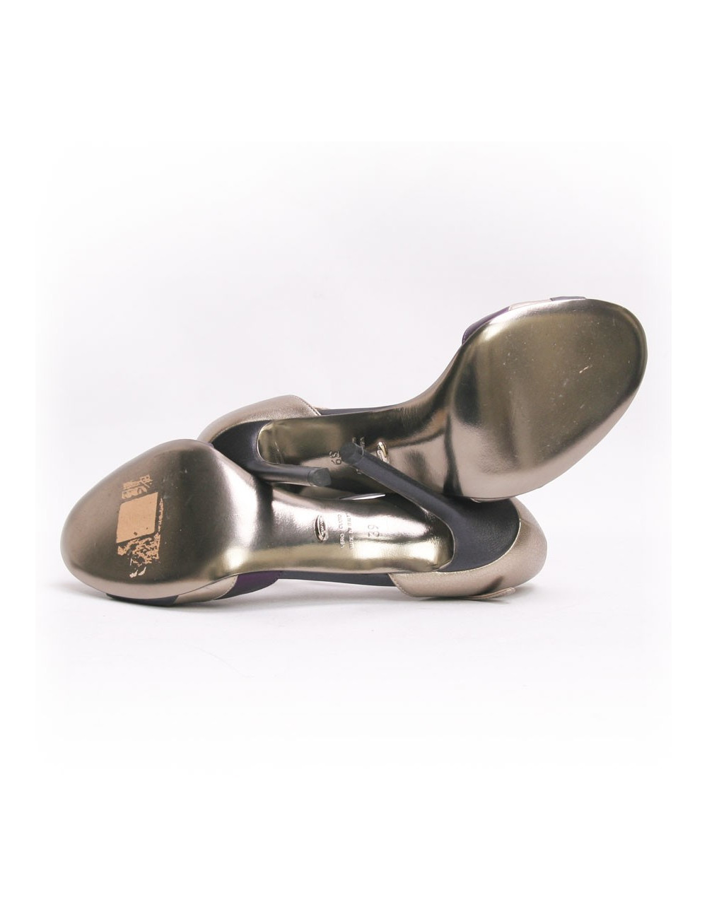 Sandales hautes SERGIO ROSSI T 39 multicolores