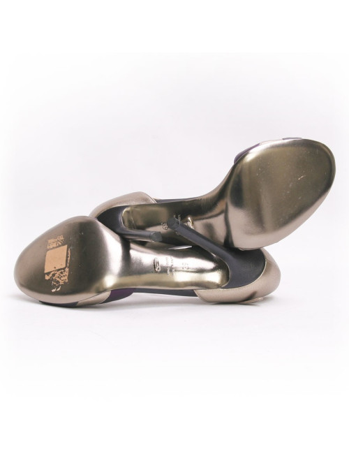 Sandales hautes SERGIO ROSSI T 39 multicolores