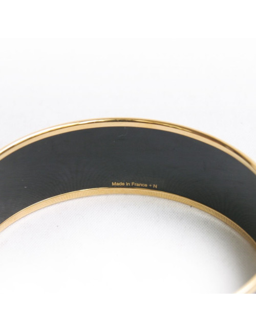 Bracelet HERMES "quadrille" doré