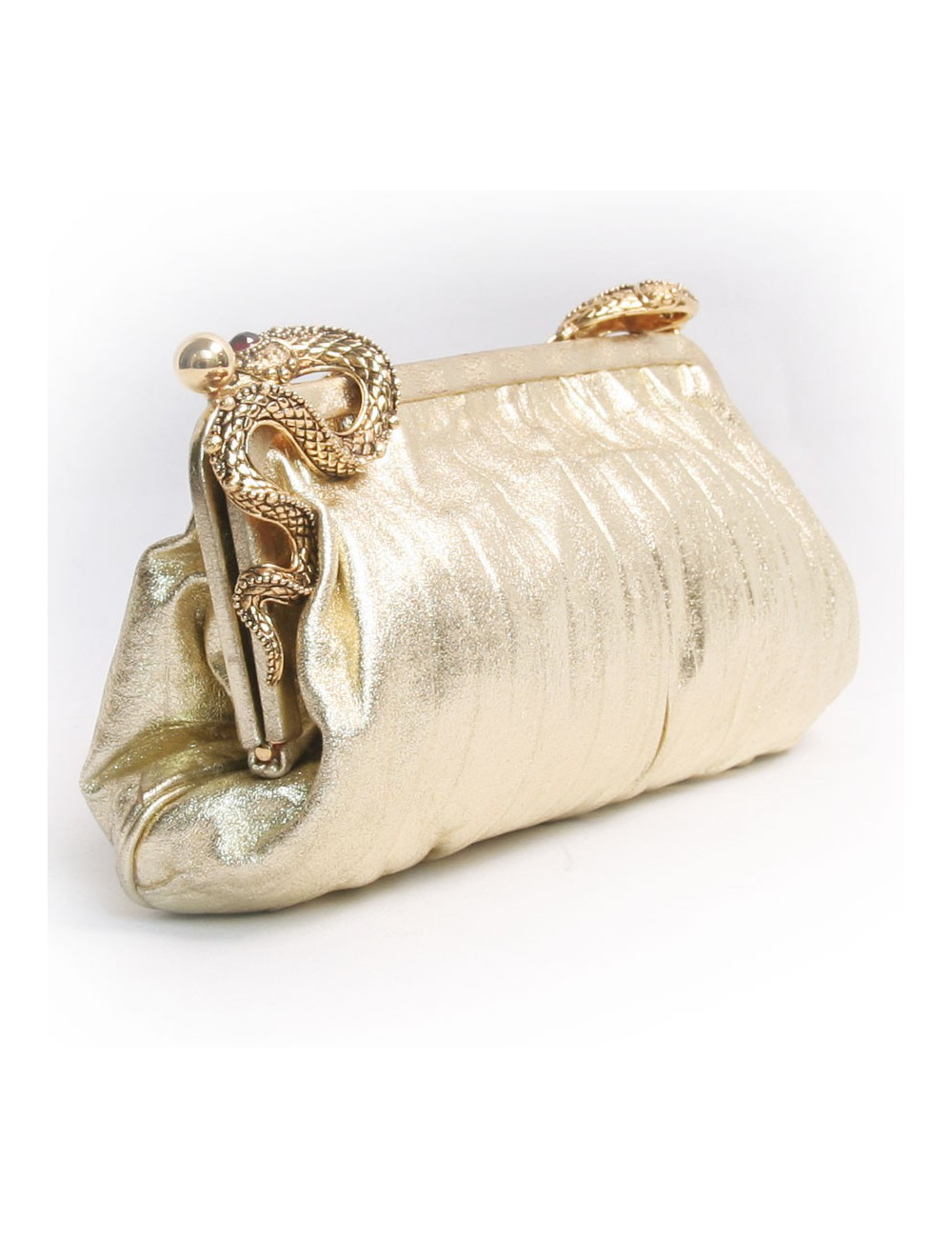 Pochette VALENTINO en cuir doré