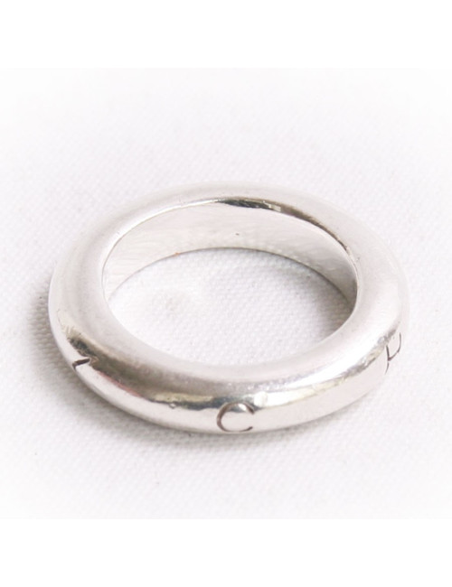  Bague 3  joncs CHANEL argent 925/1000