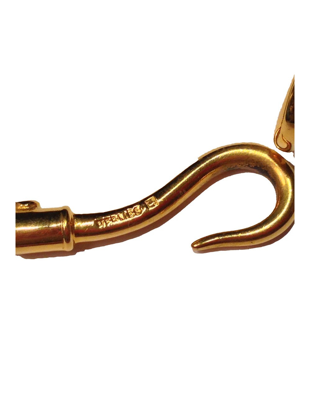 Bracelet Jumbo HERMES à boucle dorée