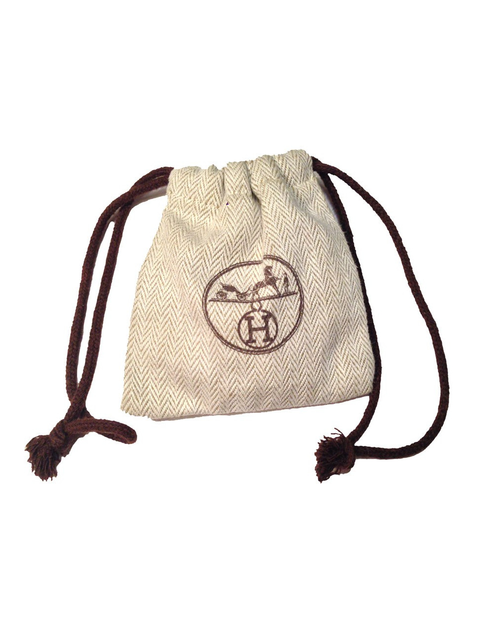 Bracelet Jumbo HERMES à boucle dorée