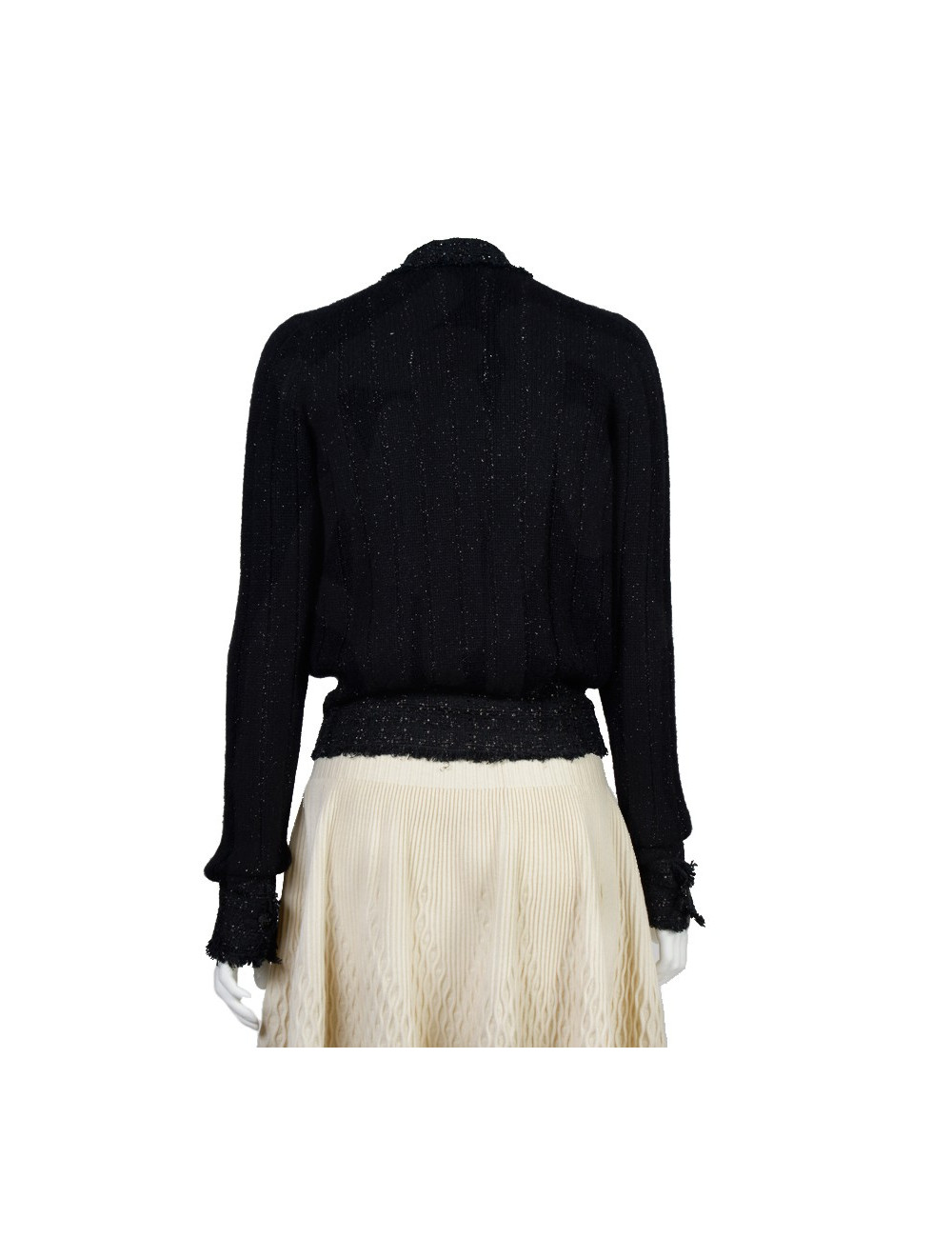 Blouson tricoté  CHANEL t 36 