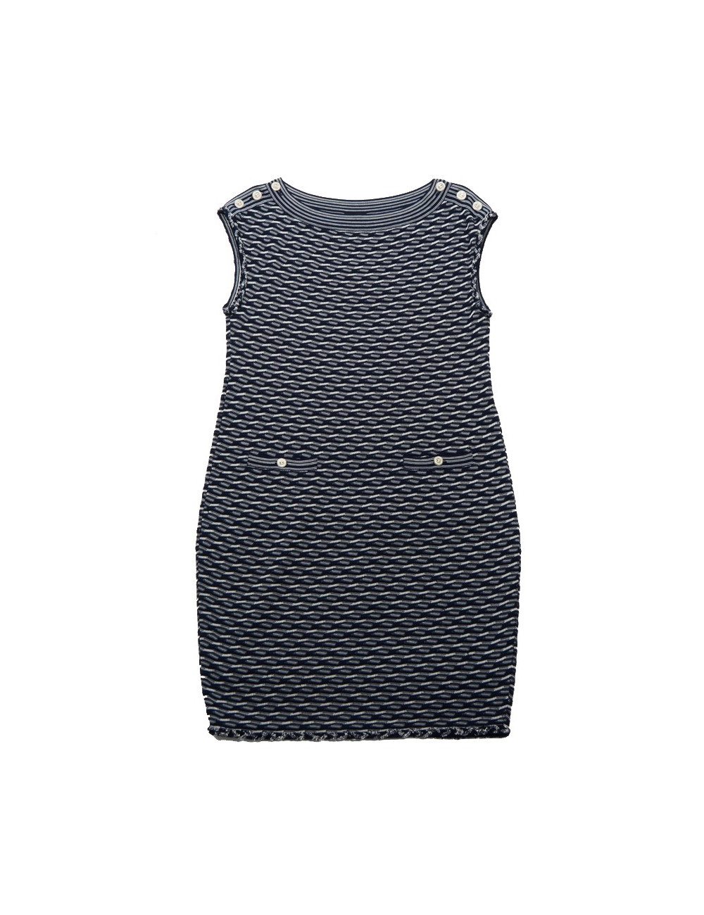 Robe CHANEL T 40 sans manches 