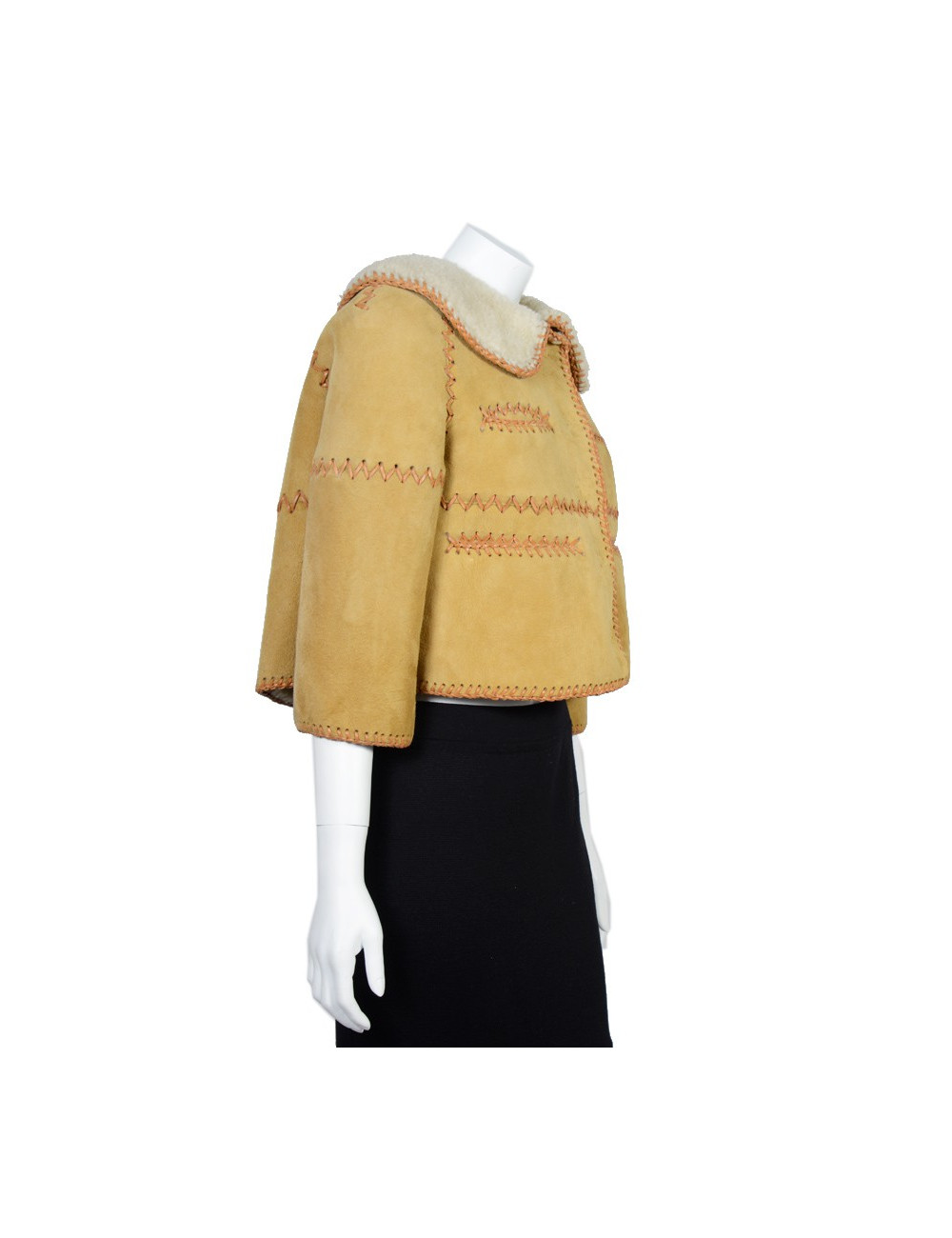 Blouson DSQUARED2  peau retournée 