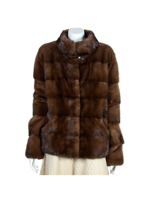 Veste courte vison sans marque