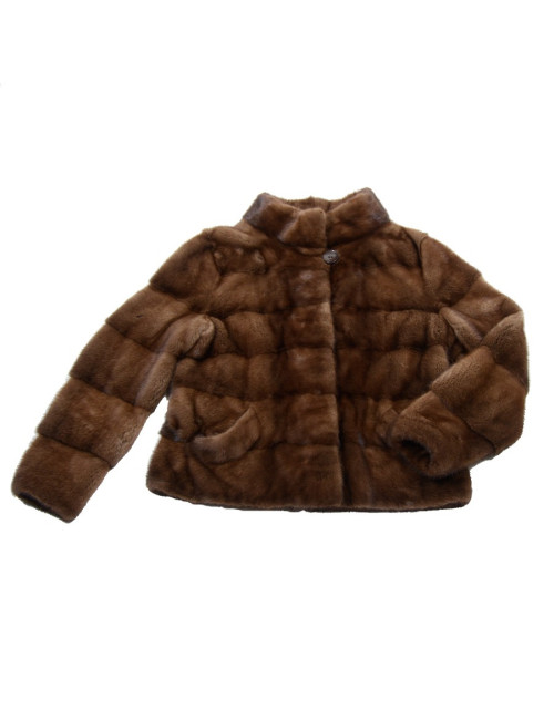 Veste courte vison sans marque