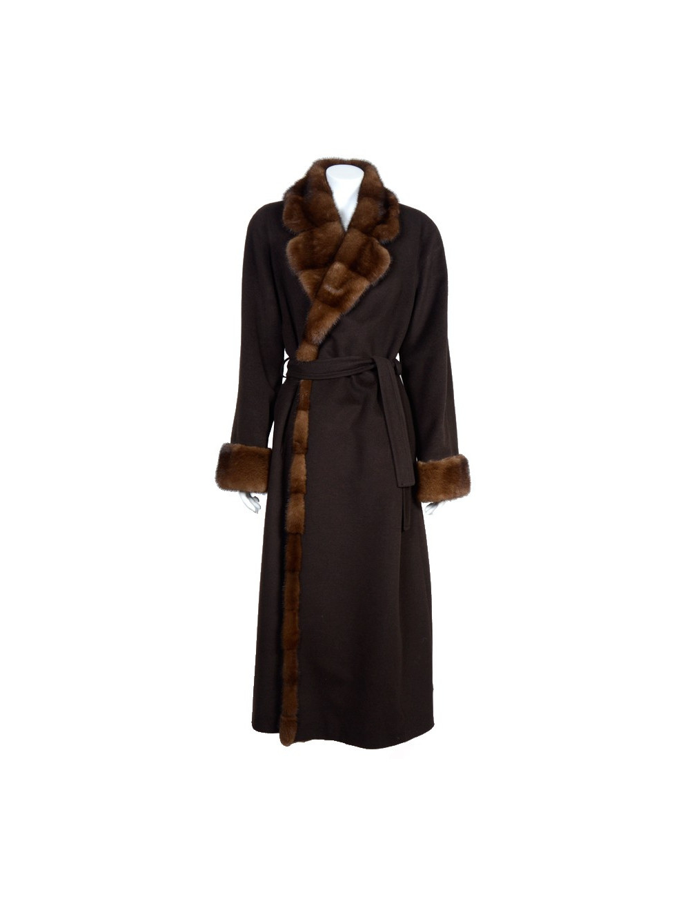 Pelisse SPRUNG FRERES cachemire et vison t L