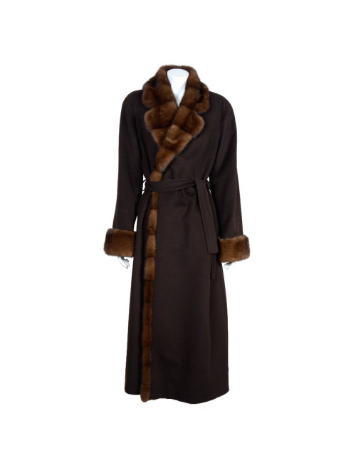 Pelisse SPRING FRERES cachemire et vison t L