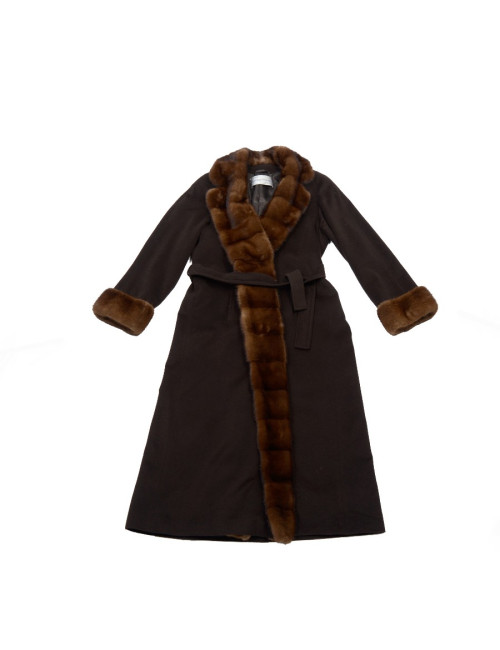 Pelisse SPRUNG FRERES cachemire et vison t L