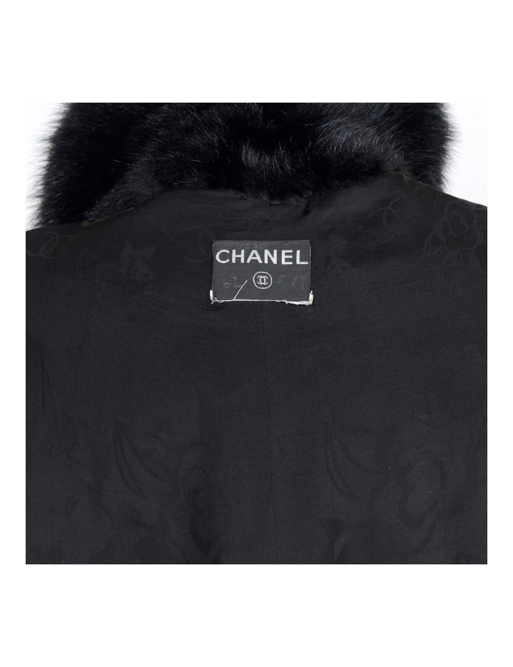 Cape  CHANEL vison noir 