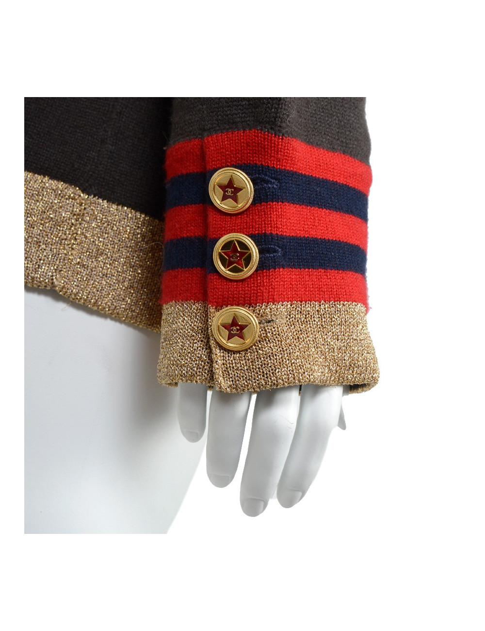 Long gilet CHANEL vintage t 40 cachemire