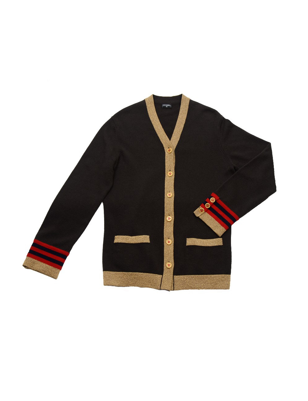 Long gilet CHANEL vintage t 36