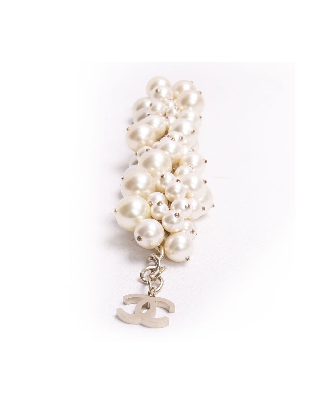 Bracelet CHANEL avec grosses perles nacrées