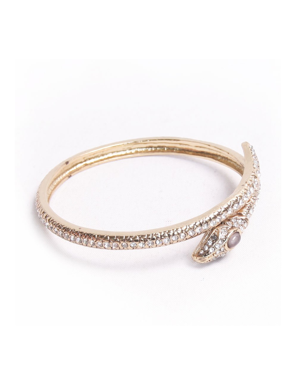 Bracelet serpent avec brillants sans marque