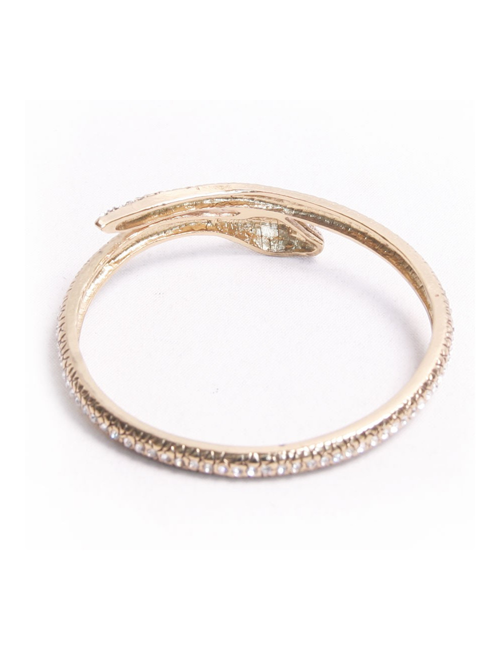 Bracelet serpent avec brillants sans marque