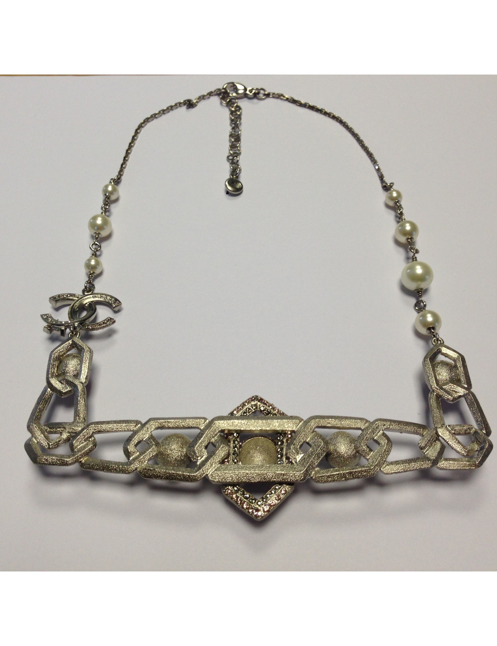 Collier CHANEL esprit "Art Déco"